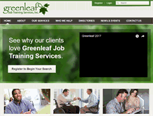 Tablet Screenshot of greenleafjts.com